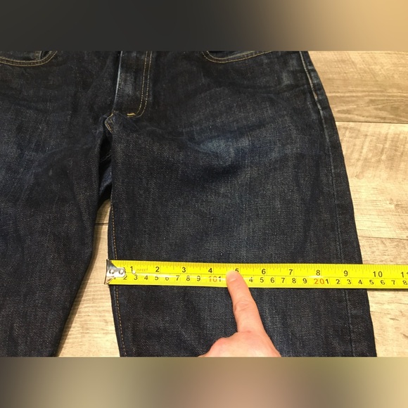 RRL Double RL Men’s Denim Blue Jeans Slim Narrow Union Standard Zip Fly Sz 33X32 - Picture 7 of 13